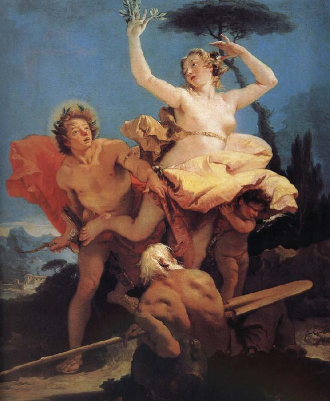 Giovanni Battista Tiepolo Apollo and Daphne Germany oil painting art